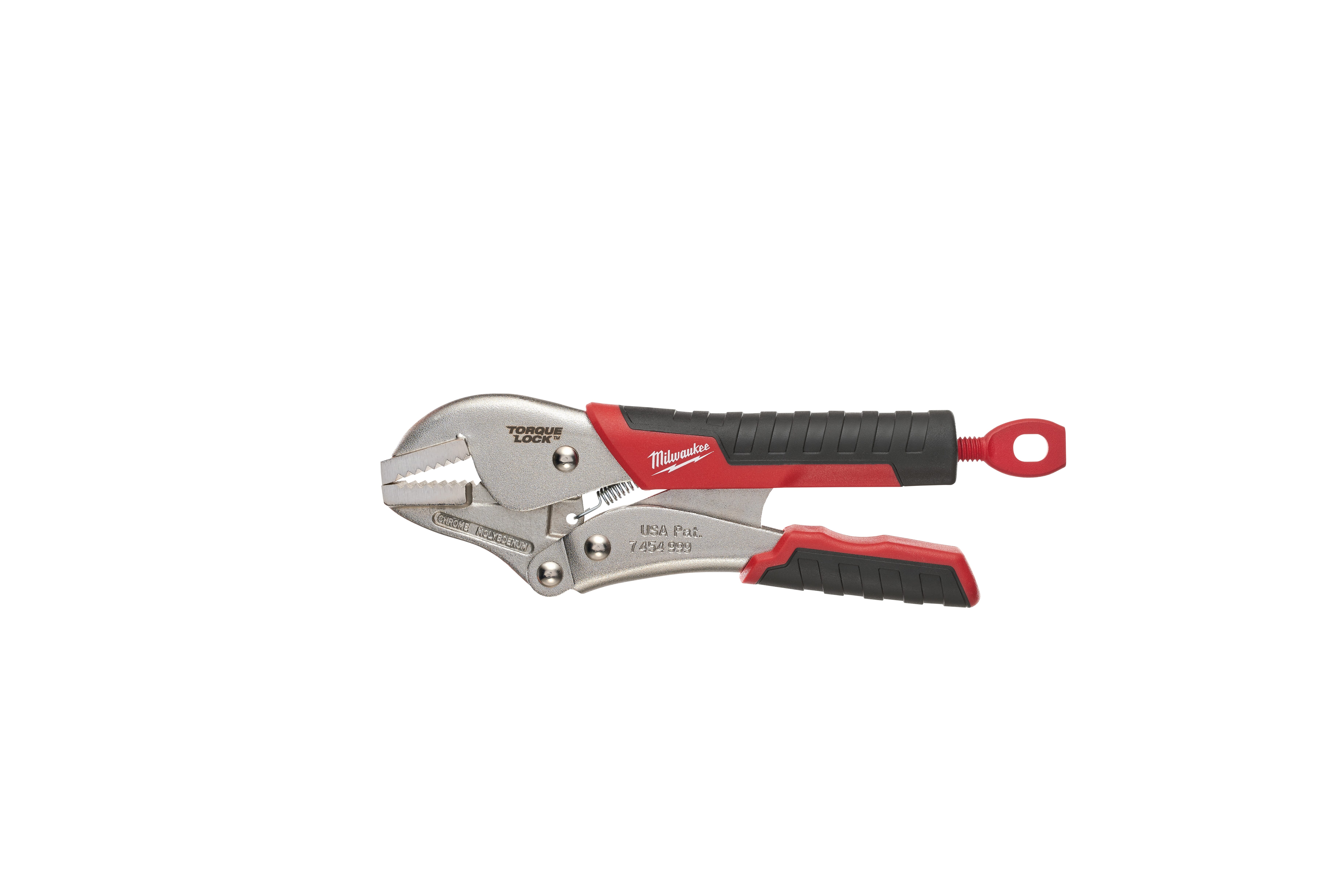 Milwaukee® TORQUE LOCK™ 48-22-3807 Locking Plier With Grip, 1-1/2 in Nominal, 1-7/64 in L x 29/64 in W Alloy Steel Straight Jaw, 7 in OAL